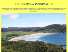 Tablet Screenshot of colonsay.info