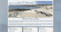 Desktop Screenshot of colonsay.org.uk